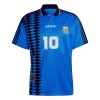 Maglia ufficiale Argentina 10 Trasferta Retro 1994 per Uomo